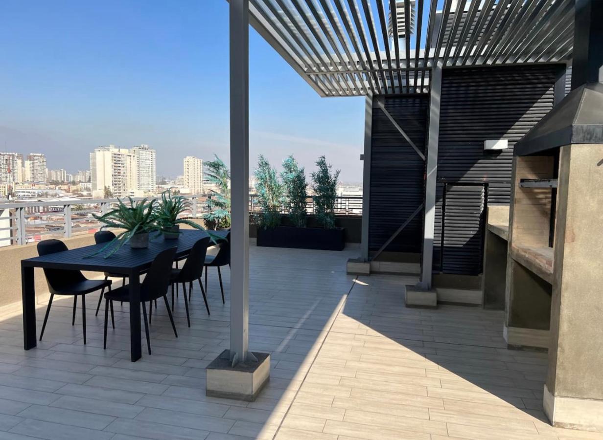 Apartamento En Santiago Centro Cerca De Movistar Arena, Caupolican Екстер'єр фото